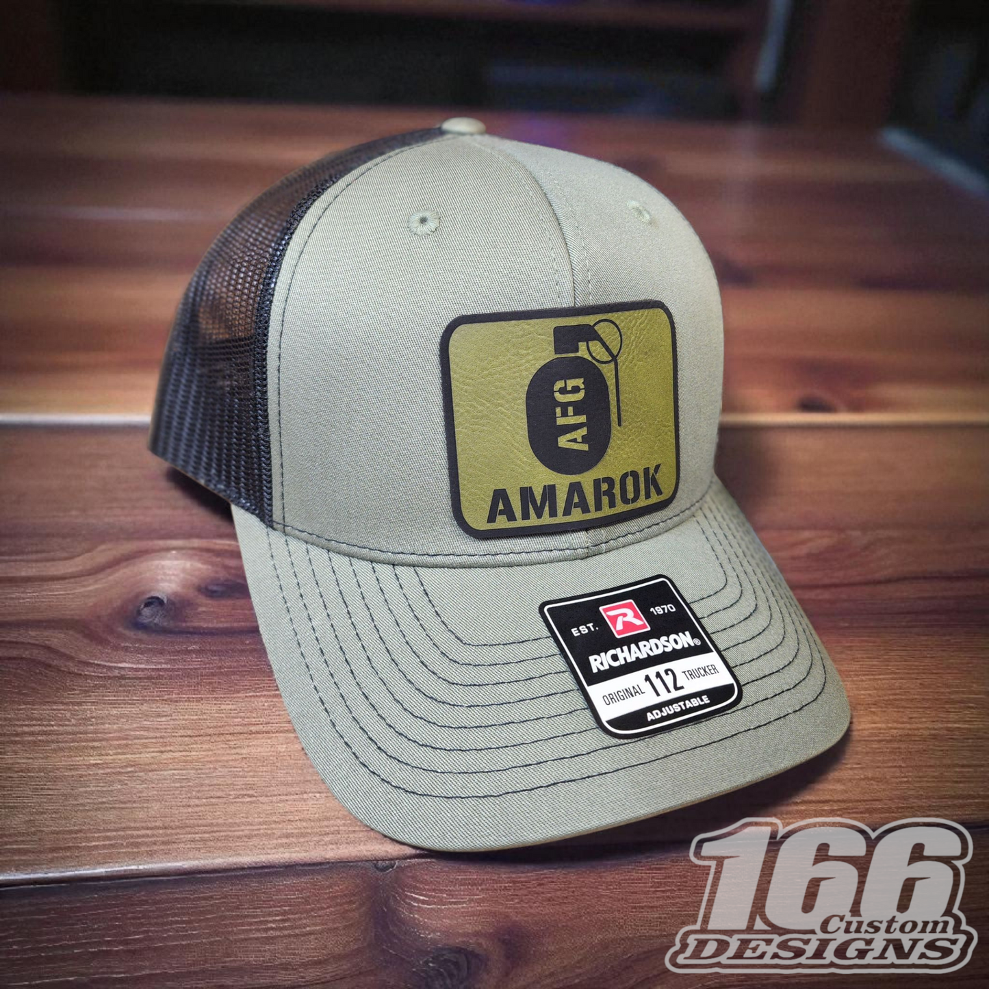 "Amarok" Leather Patch Hat