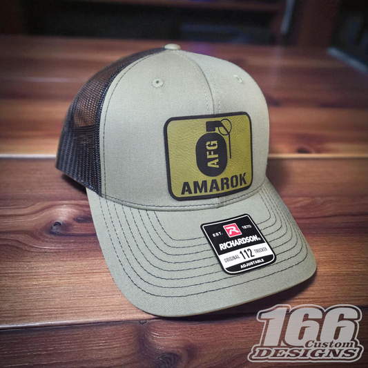"Amarok" Leather Patch Hat