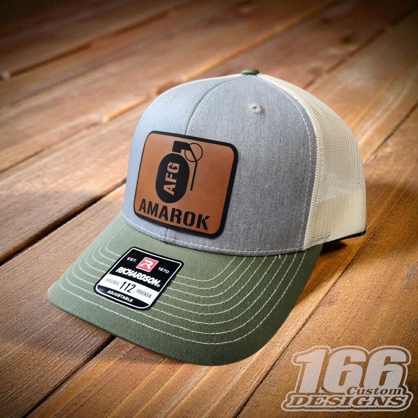 "Amarok" Leather Patch Hat