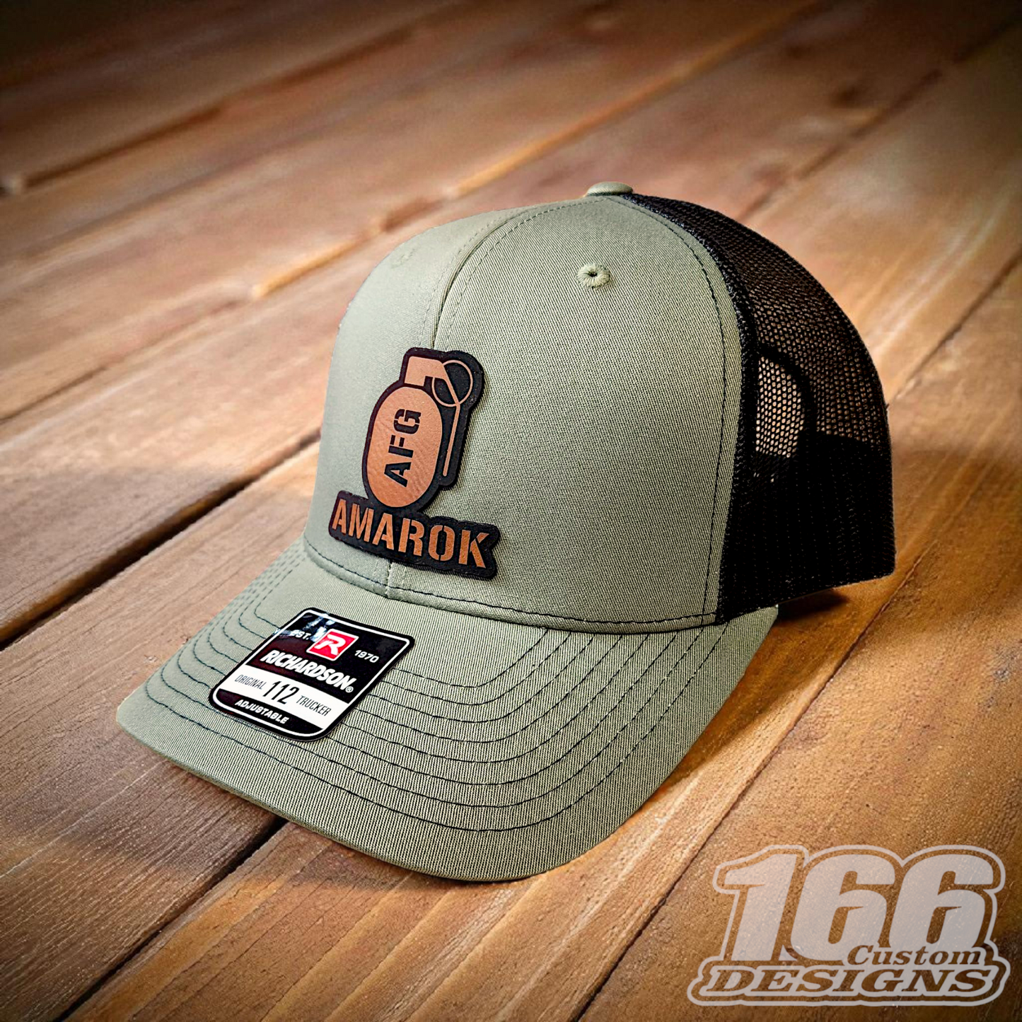 "Amarok" Leather Patch Hat